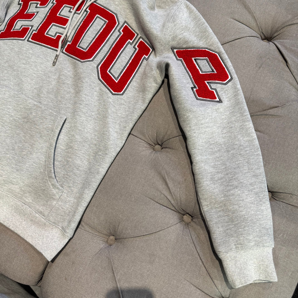 Geedup Team Logo Hoodie 'Grey Red' (Second hand)