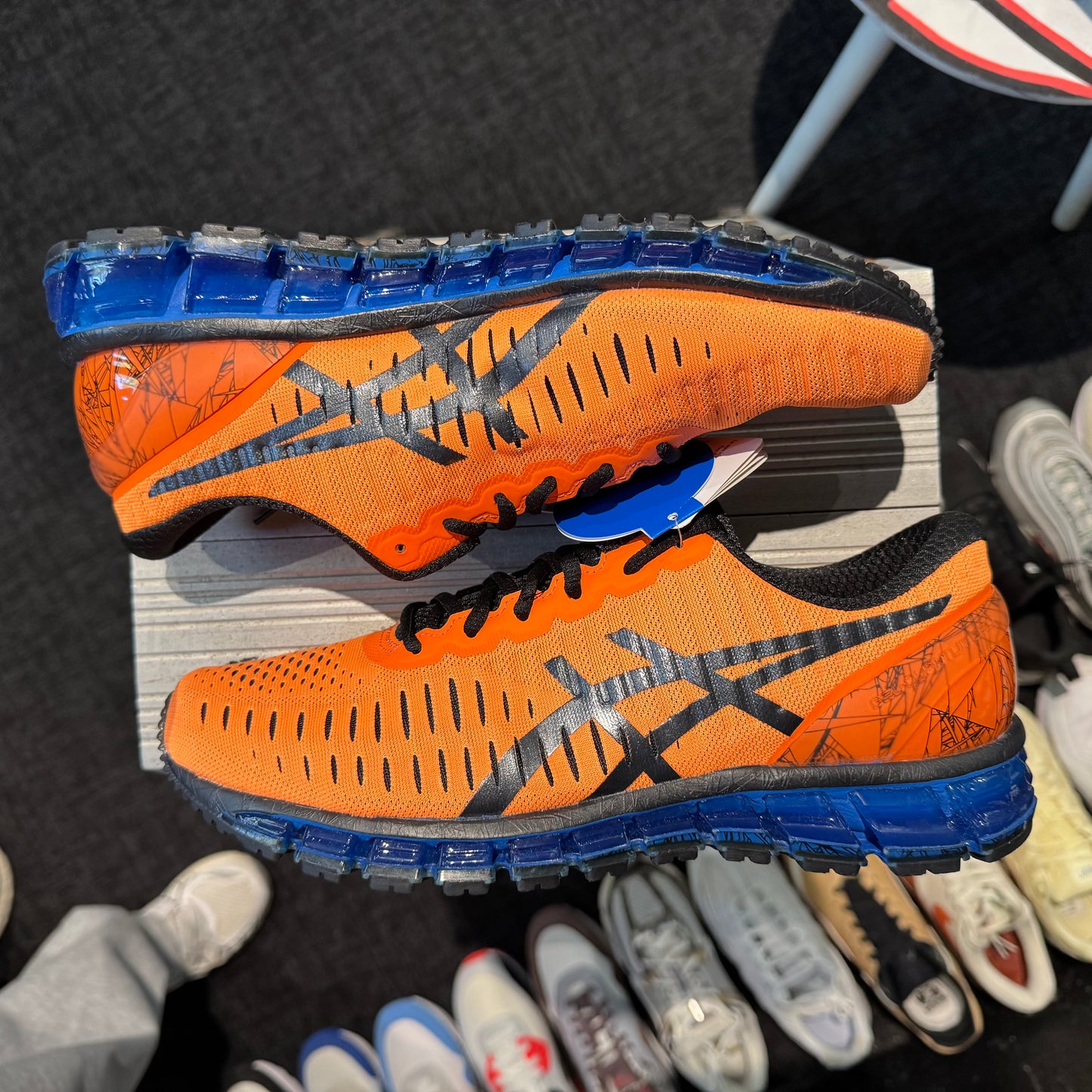 Asics Gel-Quantum 360 1 (OG 2015) 'Hot Orange Black Blue' (Brand New)