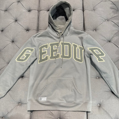 Geedup Team Logo Hoodie 'Grey Gold' (Second hand)