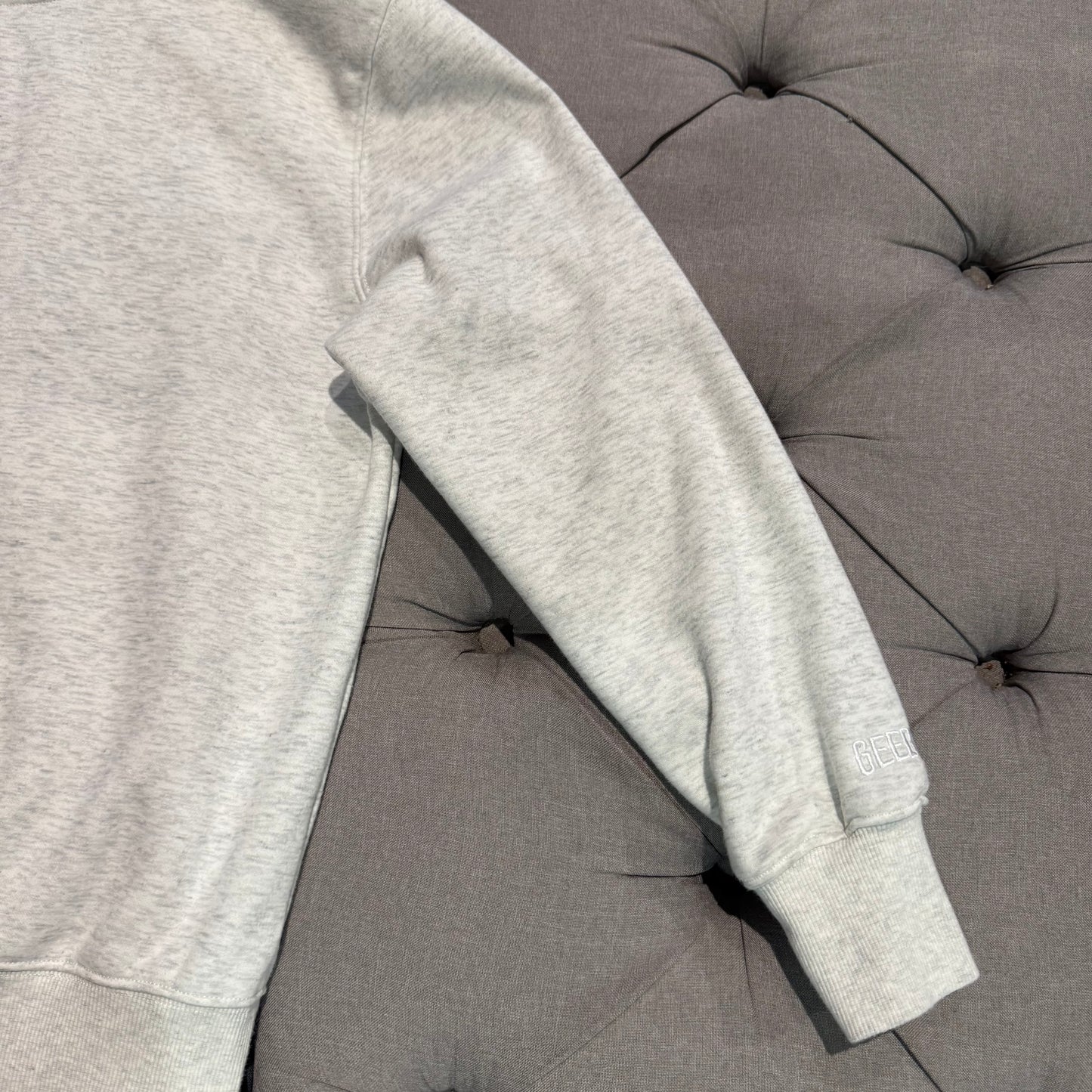 Geedup X Trapstar Sydney Shooters Hoodie 'White Marle Blue' (Second hand)