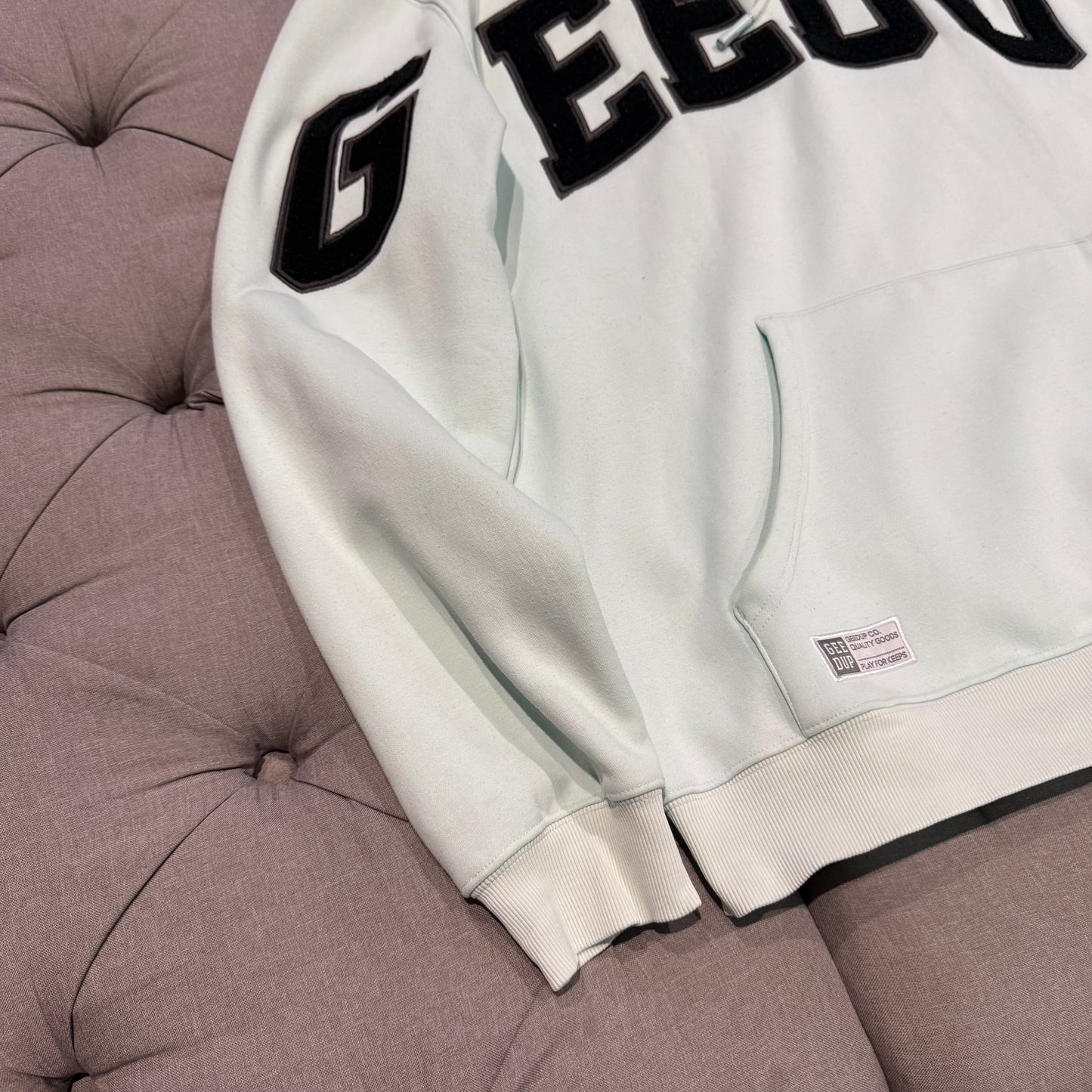 Geedup Team Logo Hoodie 'Mint Green' (Second hand)