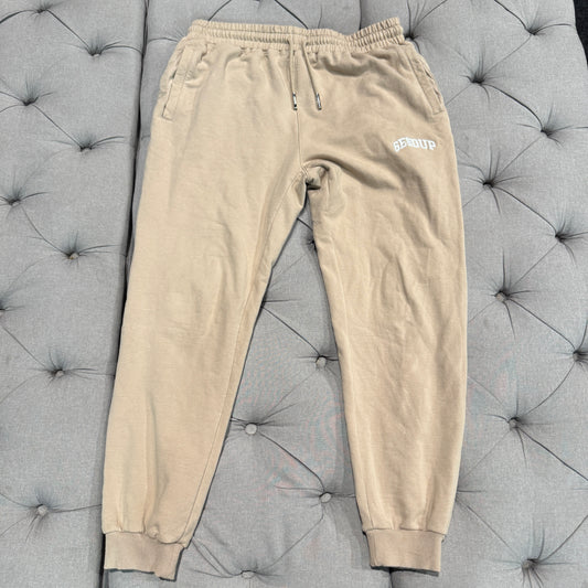 Geedup Small Logo Track Pants 'Brown' (Second hand)