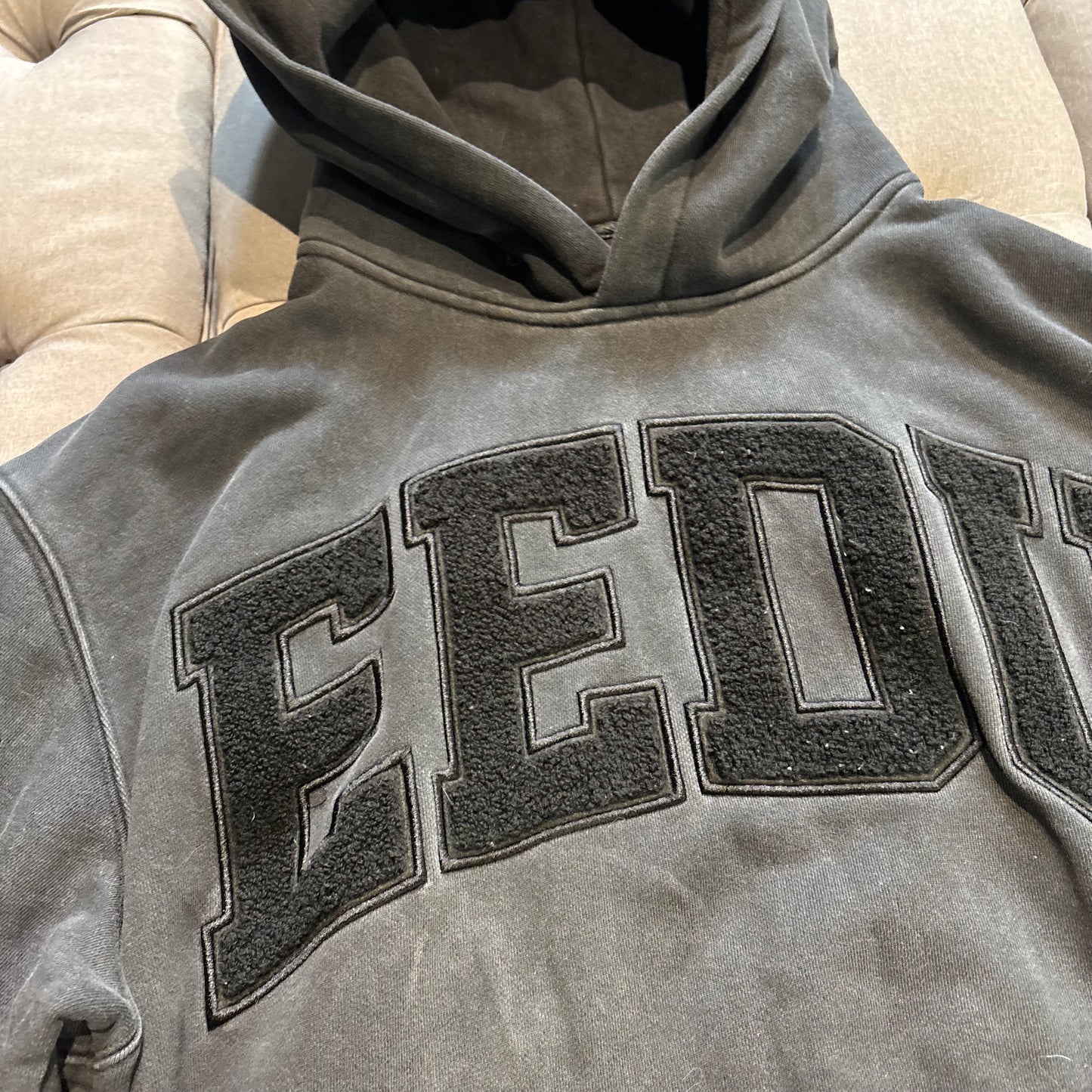Geedup Team Logo Hoodie 'Washed Black' (Second hand)