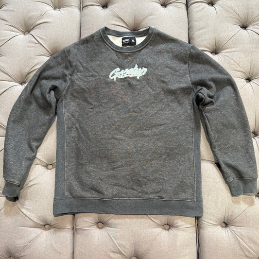 Geedup OS Script Crewneck 'Grey Teal' (Second hand)