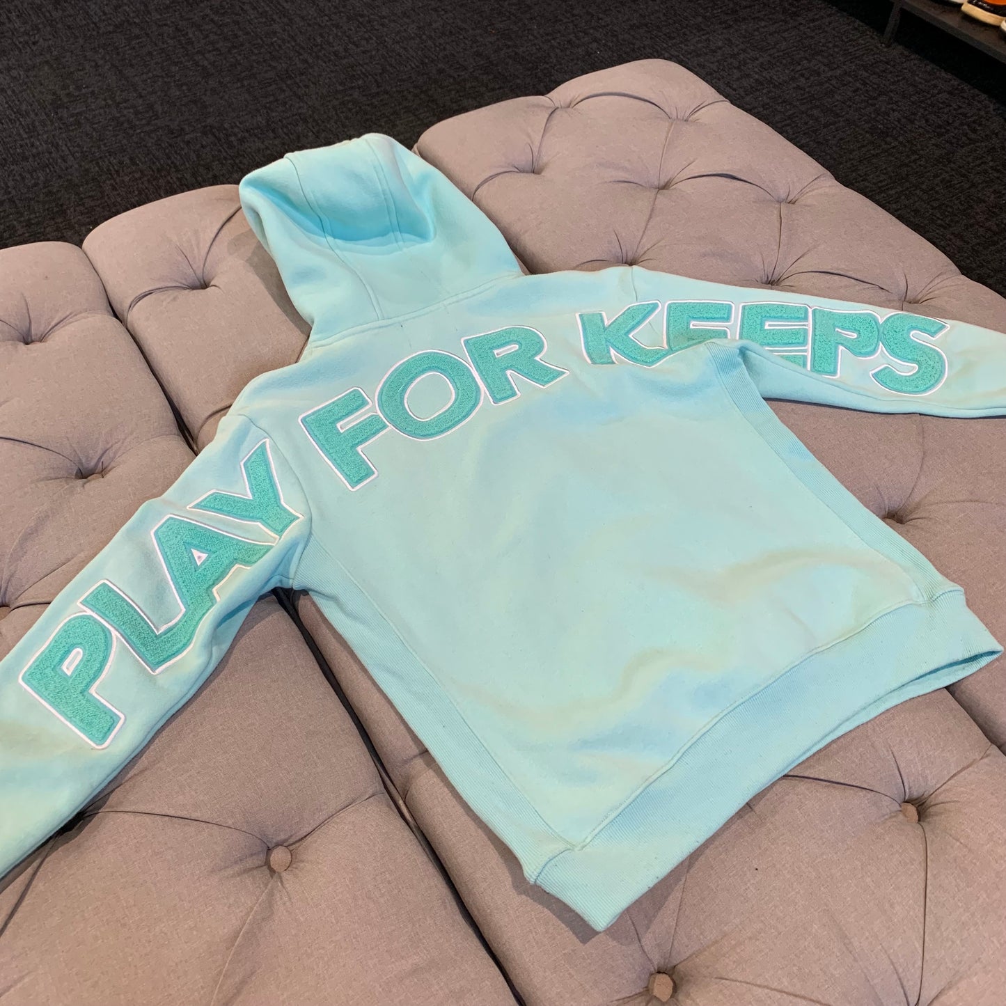 Geedup Play For Keeps Hoodie ‘Teal’ (Second hand)