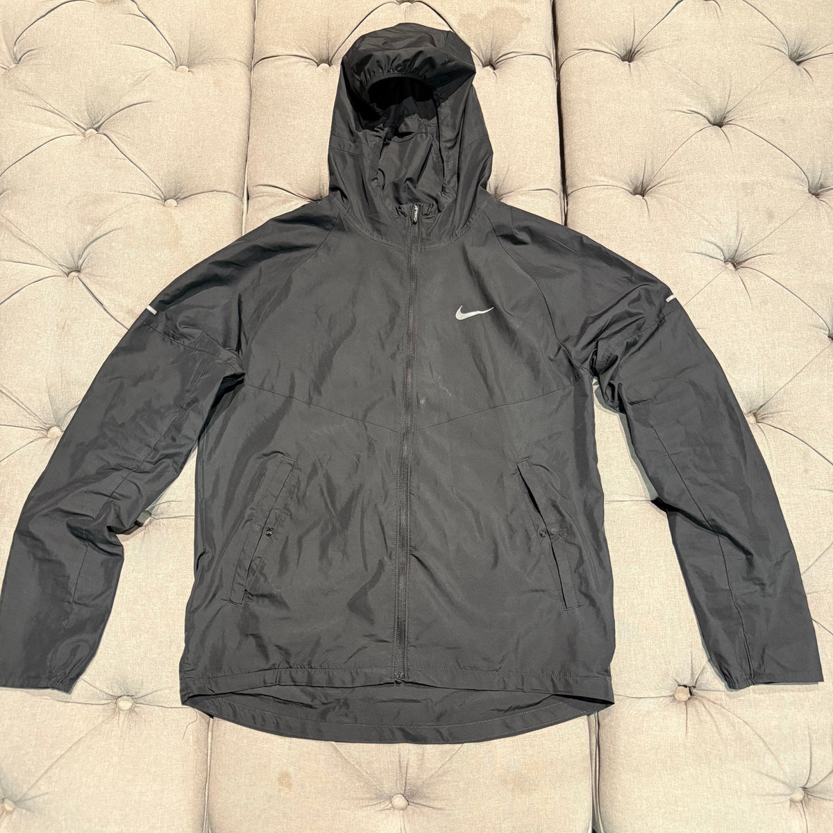 Nike Stride Repel UV Running Jacket 'Black' (Second hand)