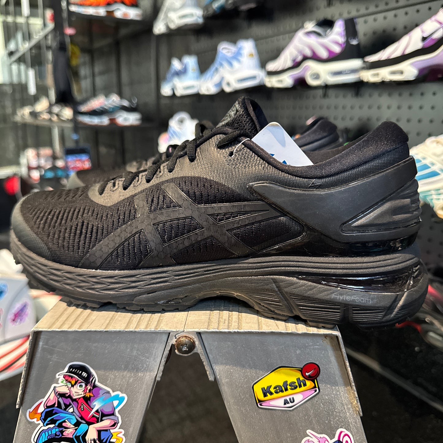 Asics Gel Kayano 25 'Black Black' (Brand New)