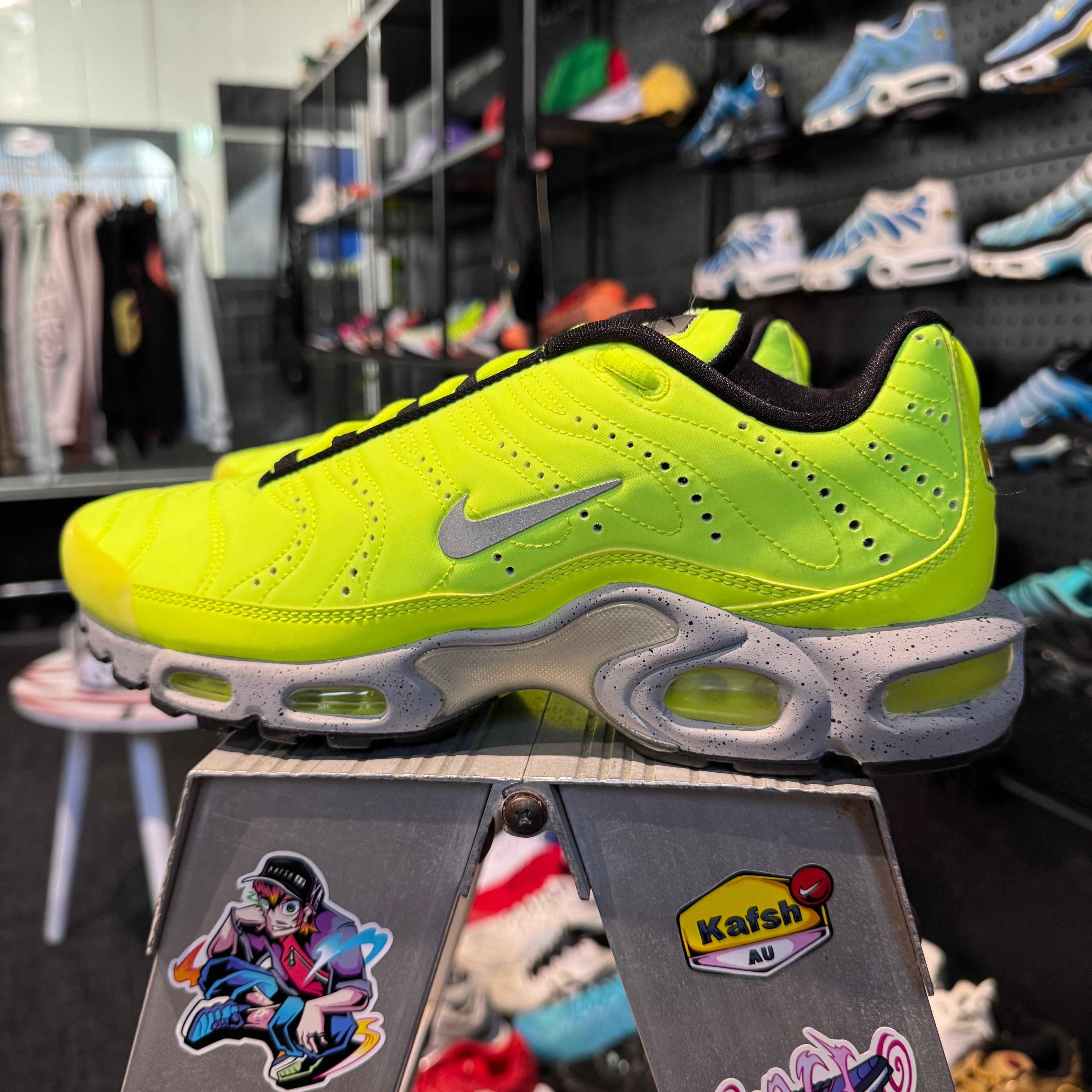 Nike Air Max Plus TN PRM 'Volt Silver Wolf Grey' (Brand New)