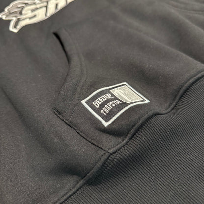 Geedup X Trapstar Sydney Shooters Hoodie 'Black Red' (Brand New)