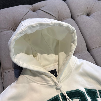 Geedup Team Logo Hoodie 'White Green' (Second hand)