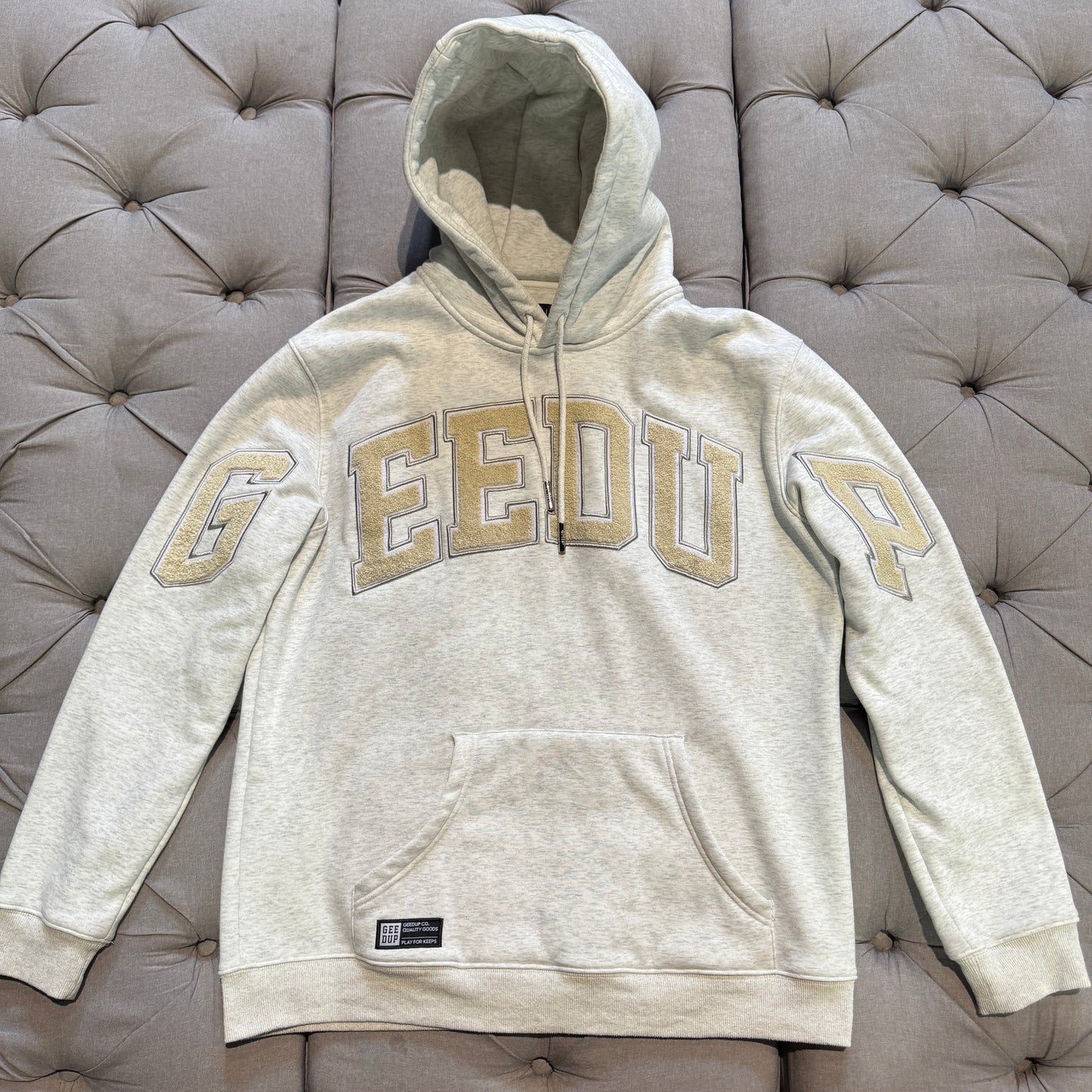 Geedup Team Logo Hoodie 'Wheat' (Second hand)