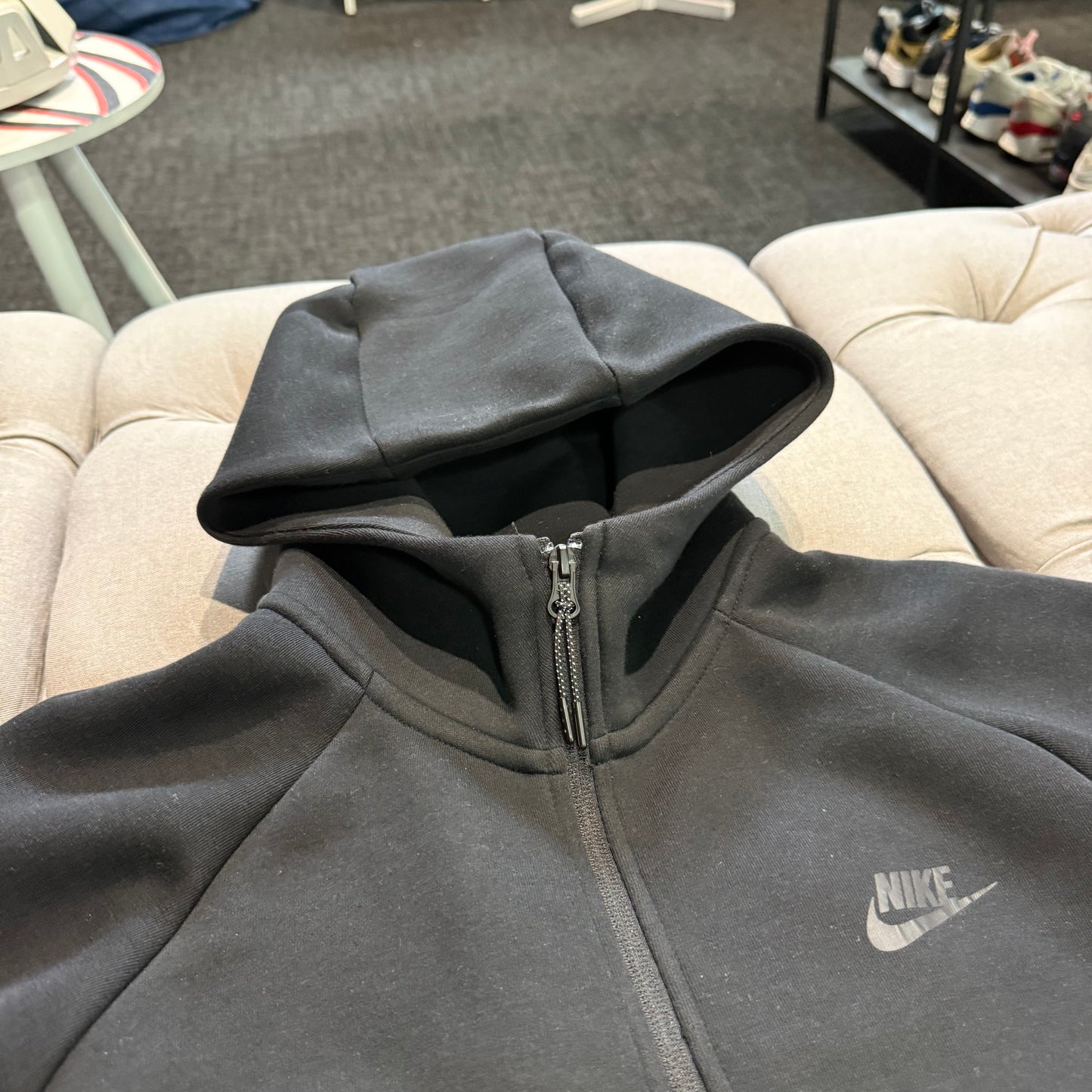 Nike Tech Fleece Jacket 'Black' (Second hand)