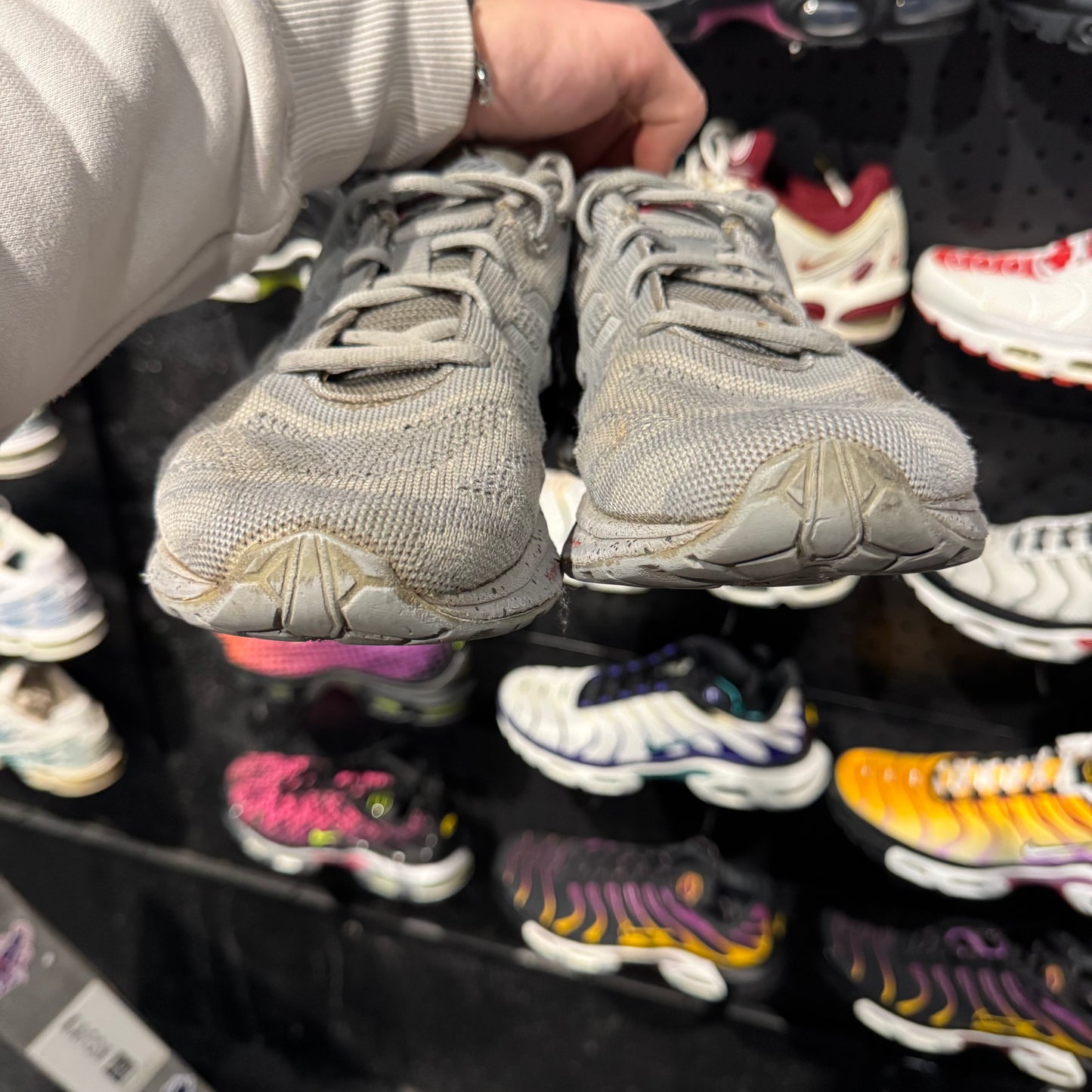 Asics Gel-Quantum 360 7 'Knit Grey Red' (Second hand)