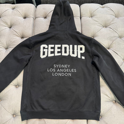 Geedup Cities Hoodie 'Black' (Second hand)