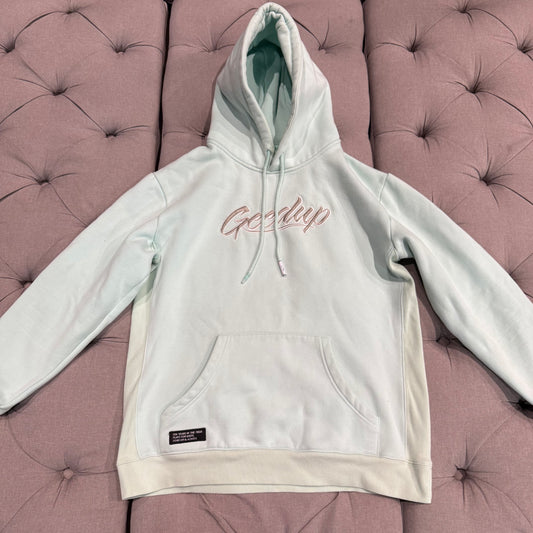 Geedup Jersey Logo Hoodie 'Tiffany' (Second hand)