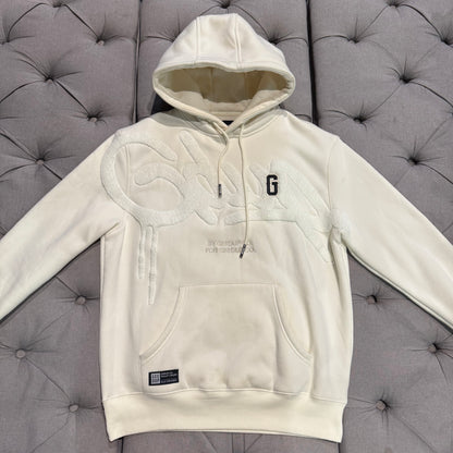 Geedup Handstyle Hoodie 'Triple Cream' (Second hand)