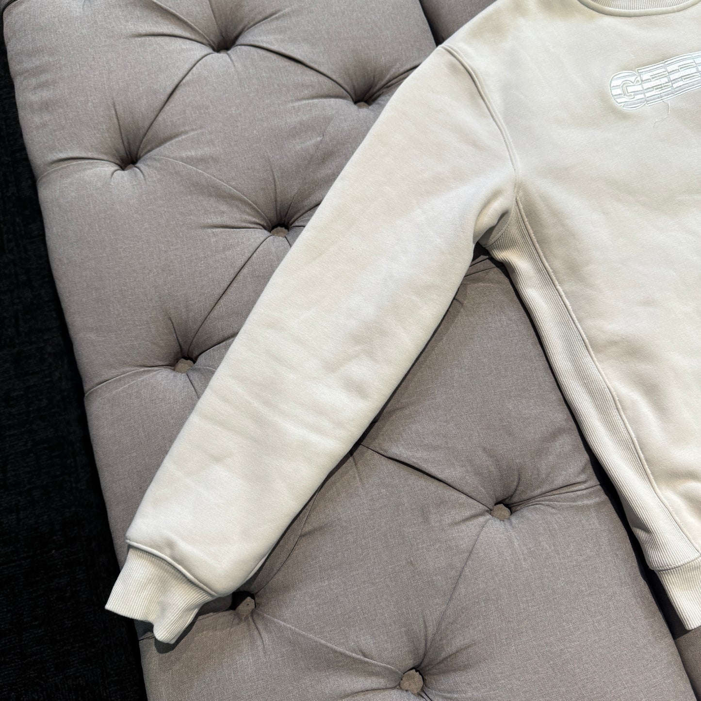 Geedup Sportsman Crewneck 'White Cream' (Second hand)