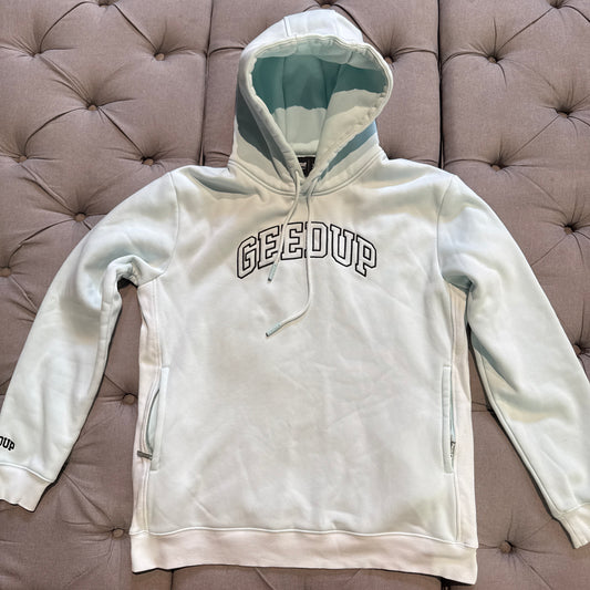 Geedup Proud Logo Hoodie 'Teal Black' (Second hand)