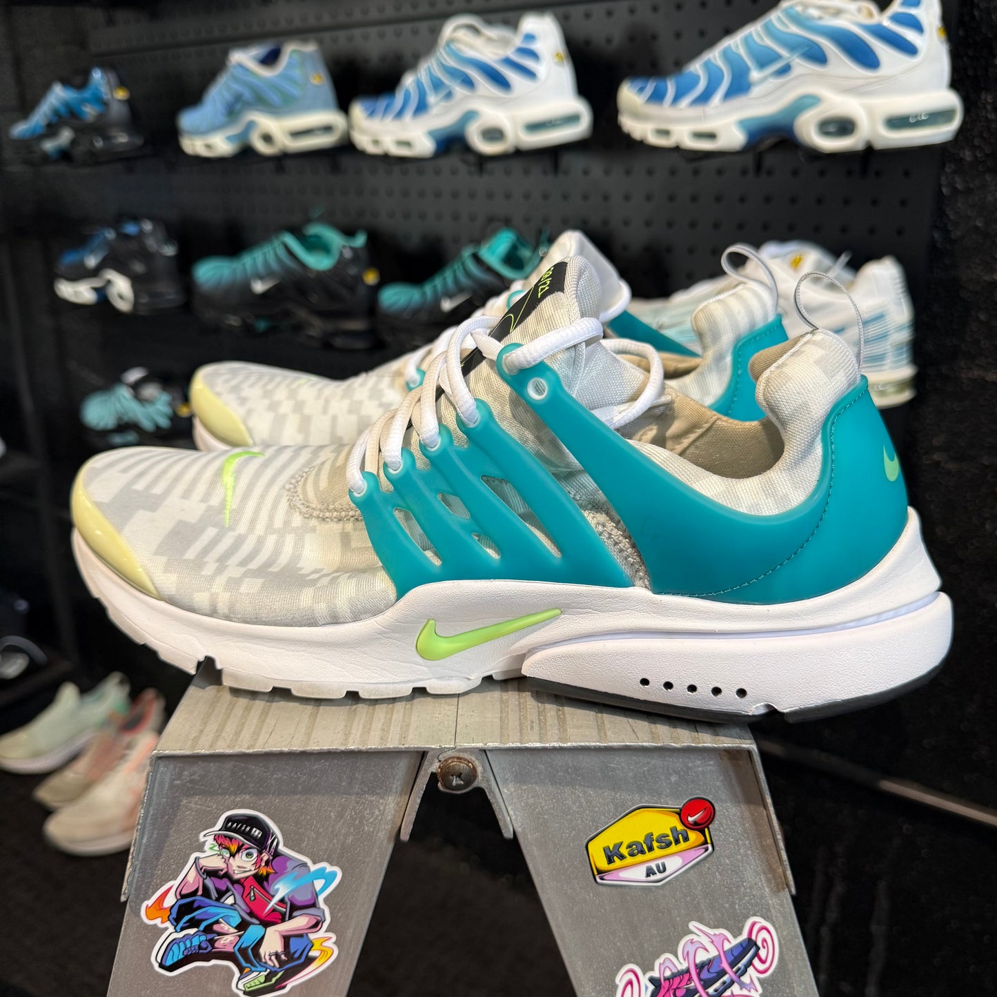 Nike Air Presto 'White Lime Glow Aquamarine' (Second hand)