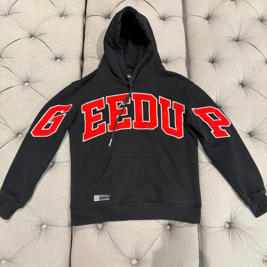 Geedup Team Logo Hoodie 'Black Red' (Second hand)