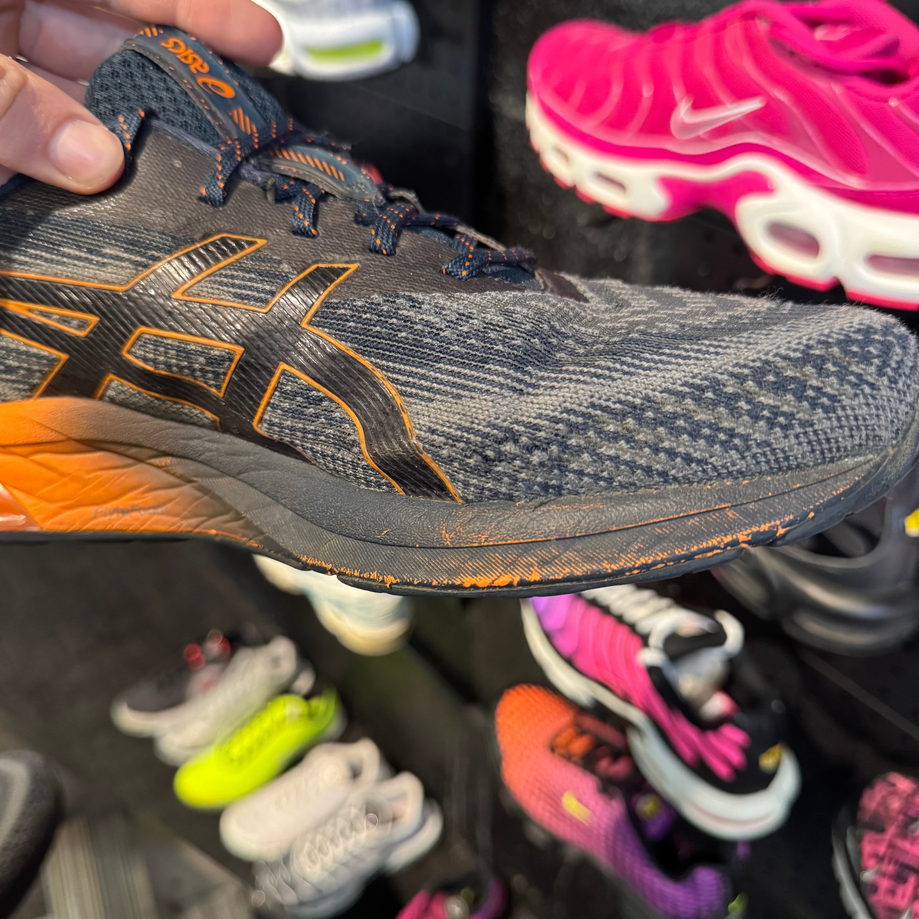 Asics Gel Quantum 360 7 'French Blue Lava Orange' (Second hand)