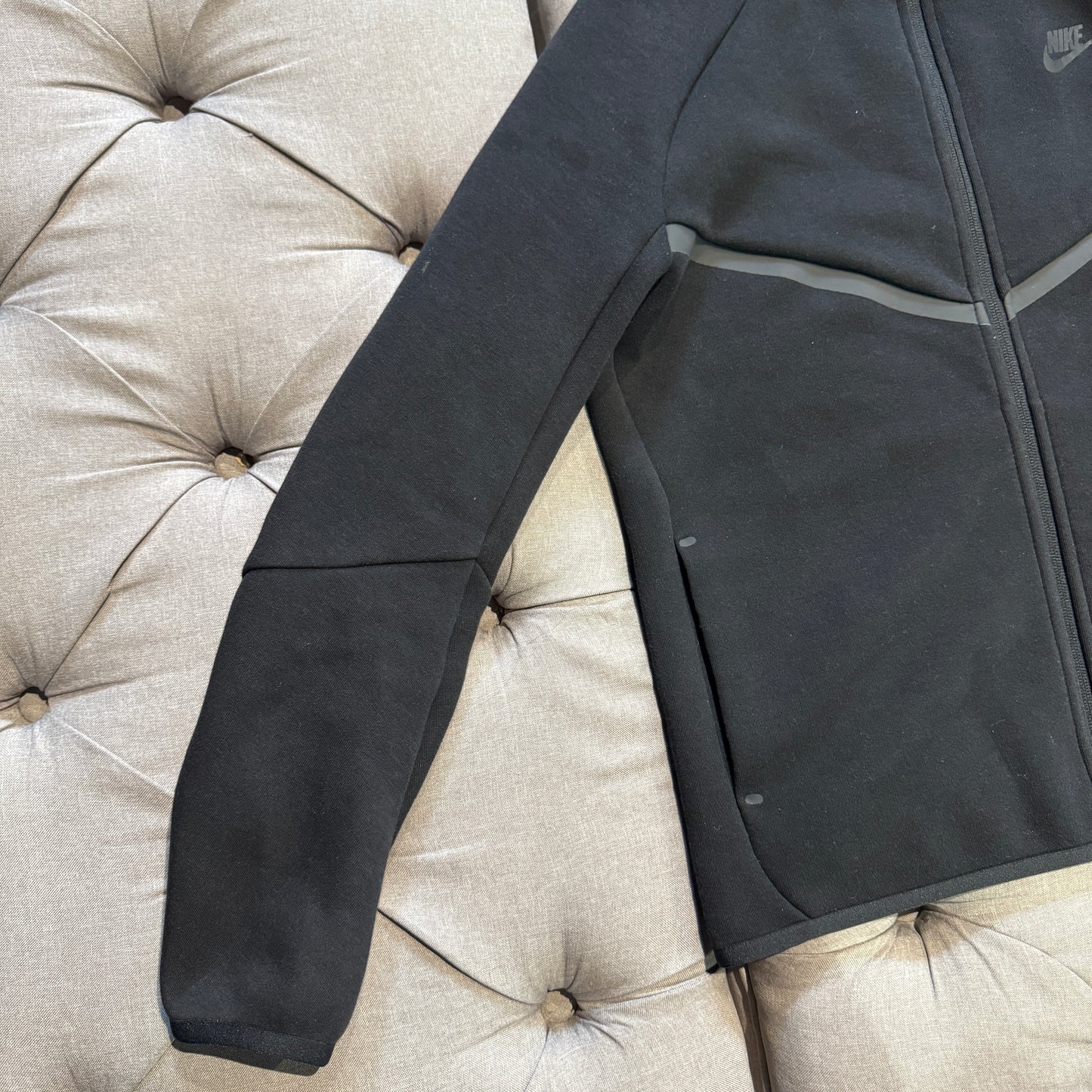 Nike Tech Fleece Jacket 'Black' (Second hand)
