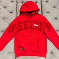 Geedup Team Logo Script Hoodie 'Triple Red' (Brand New)