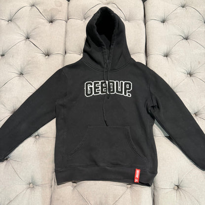 Geedup Play For Keeps Hoodie 'Black White Black' (Second hand)