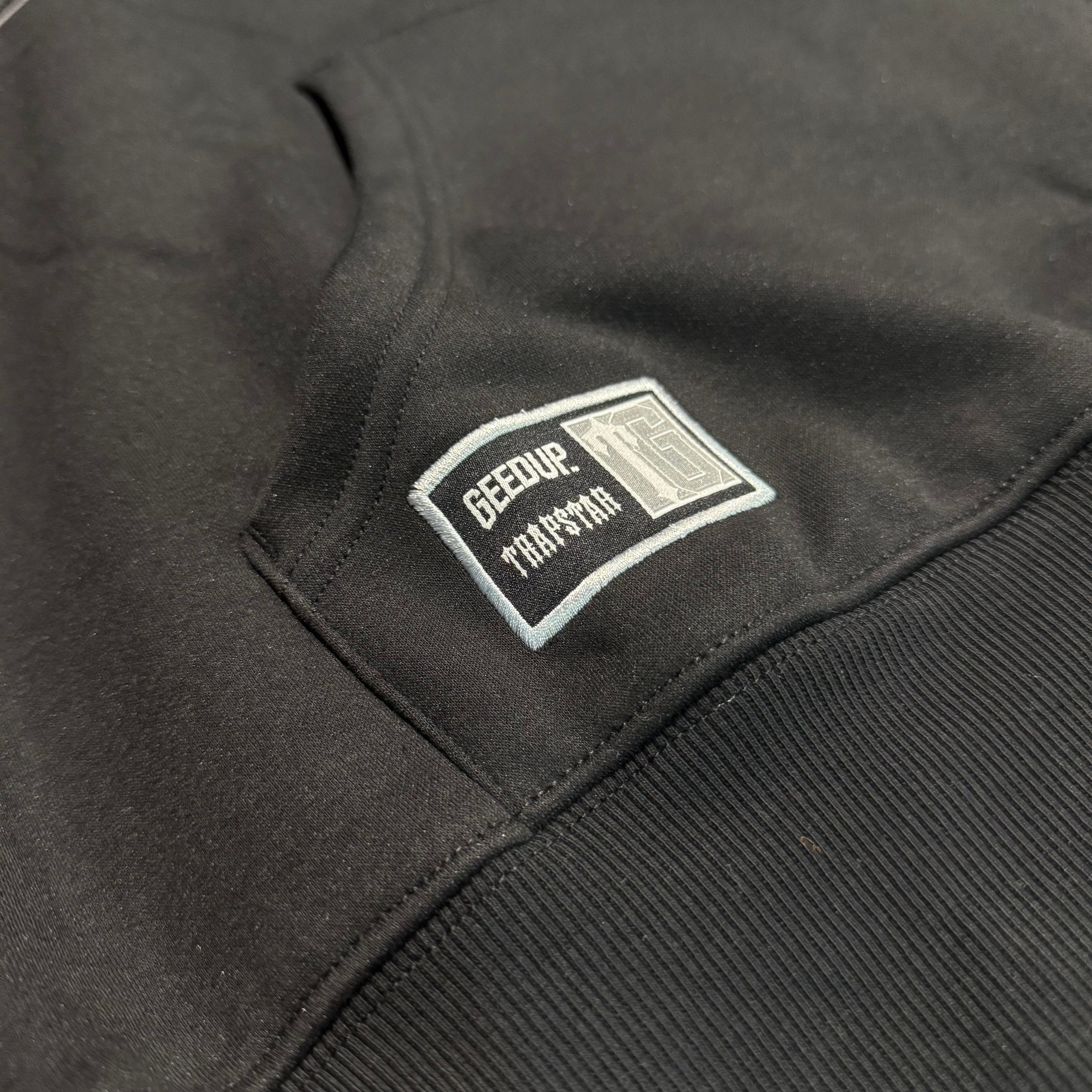 Geedup X Trapstar Team Logo x Irongate T Hoodie 'Black White' (Brand New)