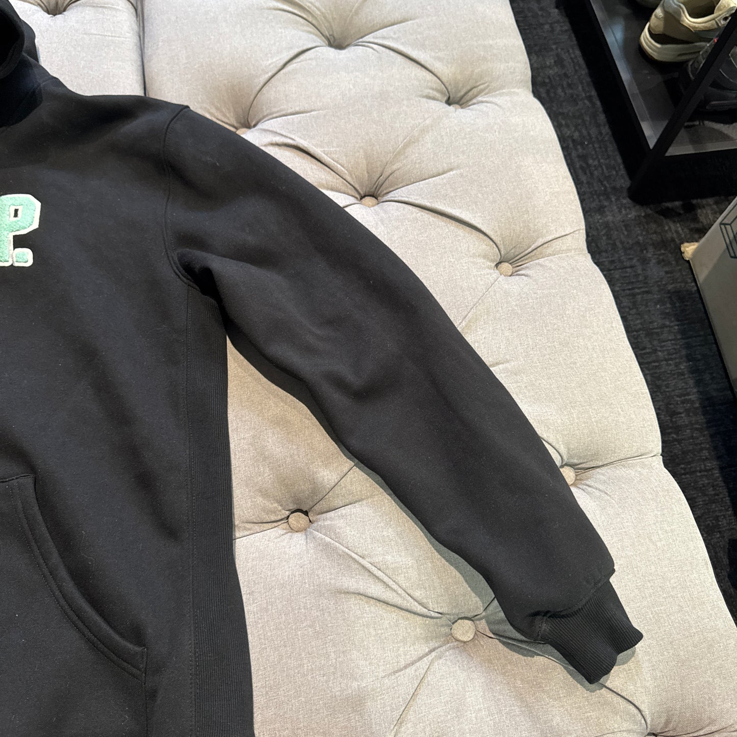 Geedup Play For Keeps Hoodie 'Black Teal' (Second hand)