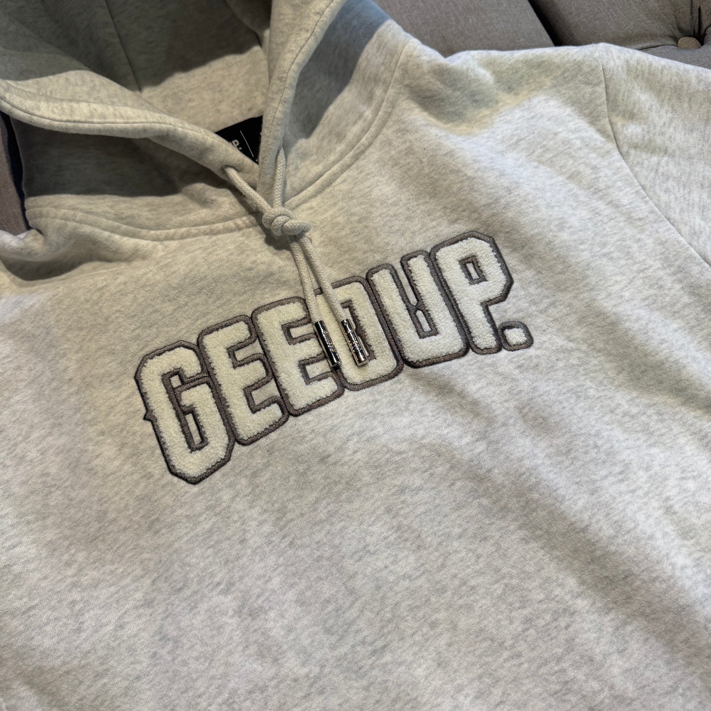 Geedup Play For Keeps Hoodie 'Marle White Grey' (Second hand)