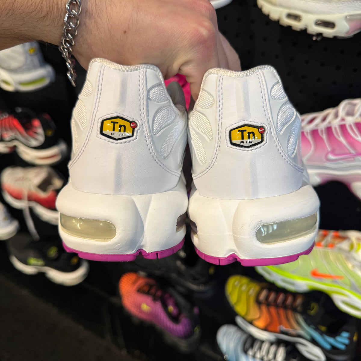 Nike Air Max Plus TN 'Lotus White Pink Fire' (Second hand)
