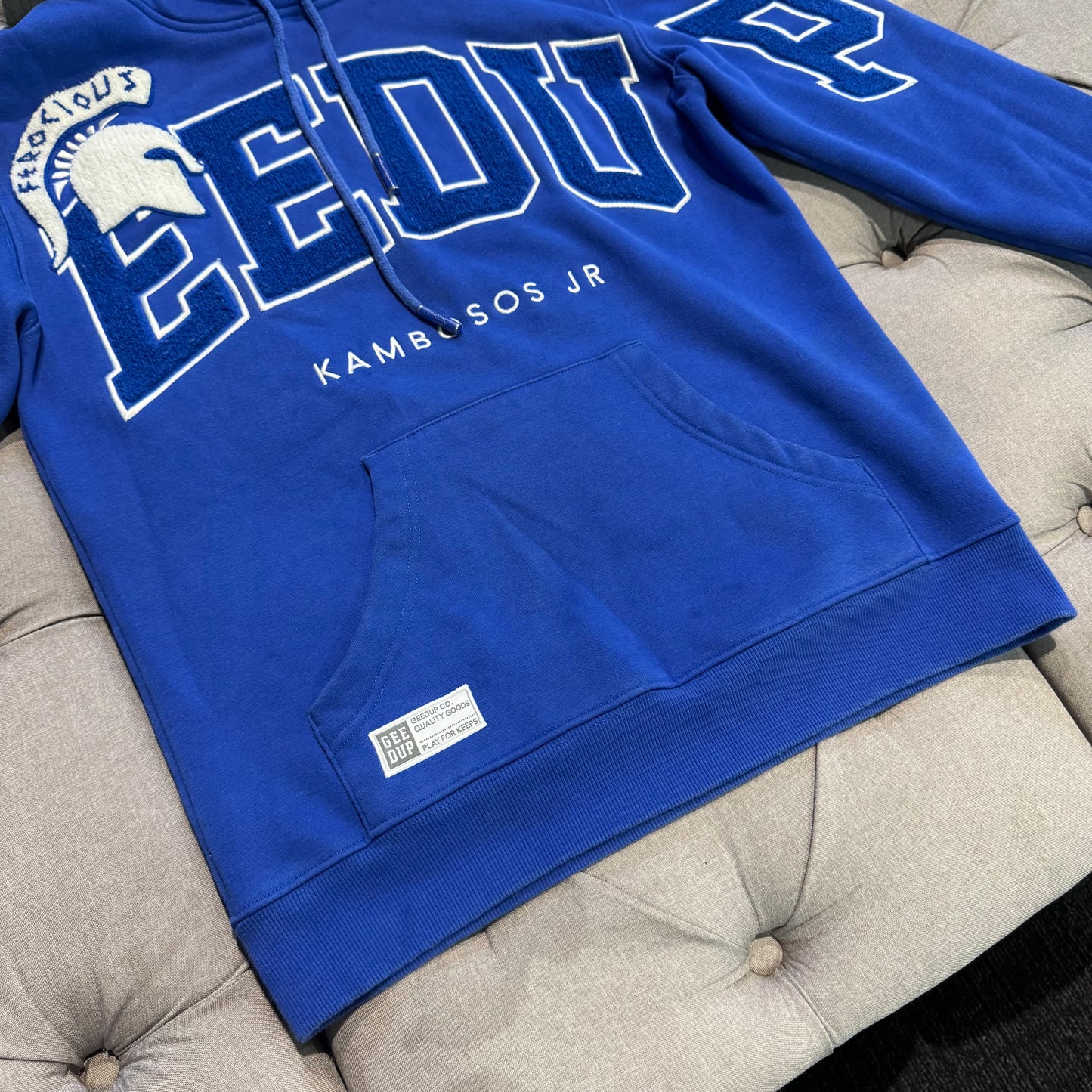Geedup X George Kambosos Jnr Team Logo Hoodie 'Blue' (Second hand)