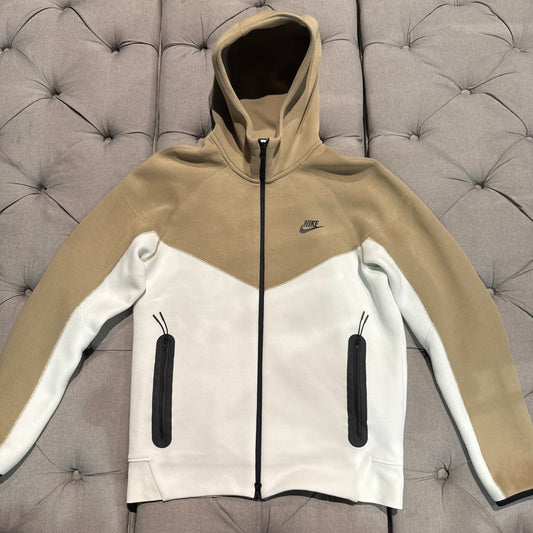 Nike Tech Fleece Jacket 'Brown White' (Second hand)