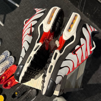 Nike Air Max Plus TN 'Pure Platinum University Red' (Brand New)
