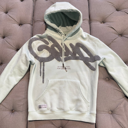 Geedup Handstyle Hoodie 'Grey Teal' (Second hand)