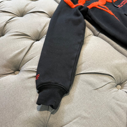 Geedup Handstyle Hoodie 'Black Burnt Orange' (Second hand)
