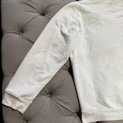 Lacoste Big Logo Croc Hoodie 'White Green' (Second hand)