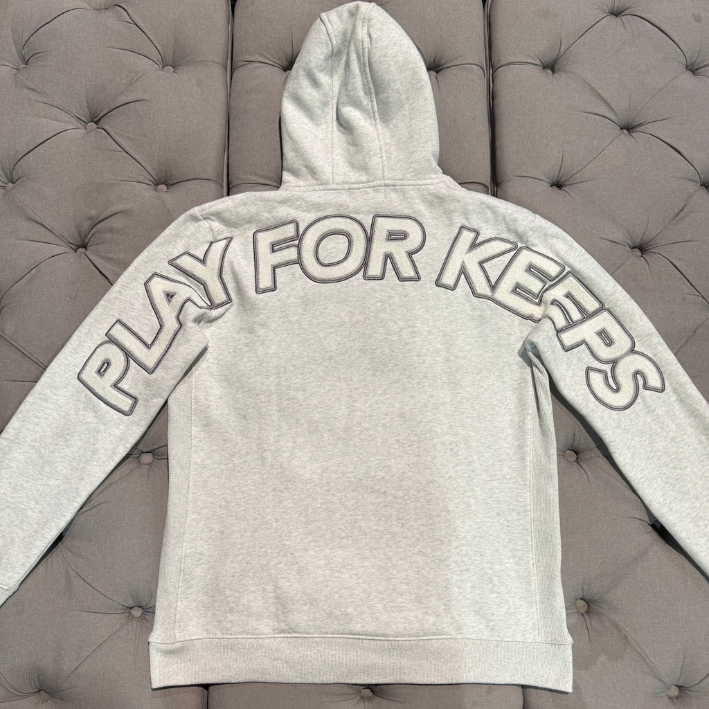 Geedup Play For Keeps Hoodie 'White Marle White' (Second hand)