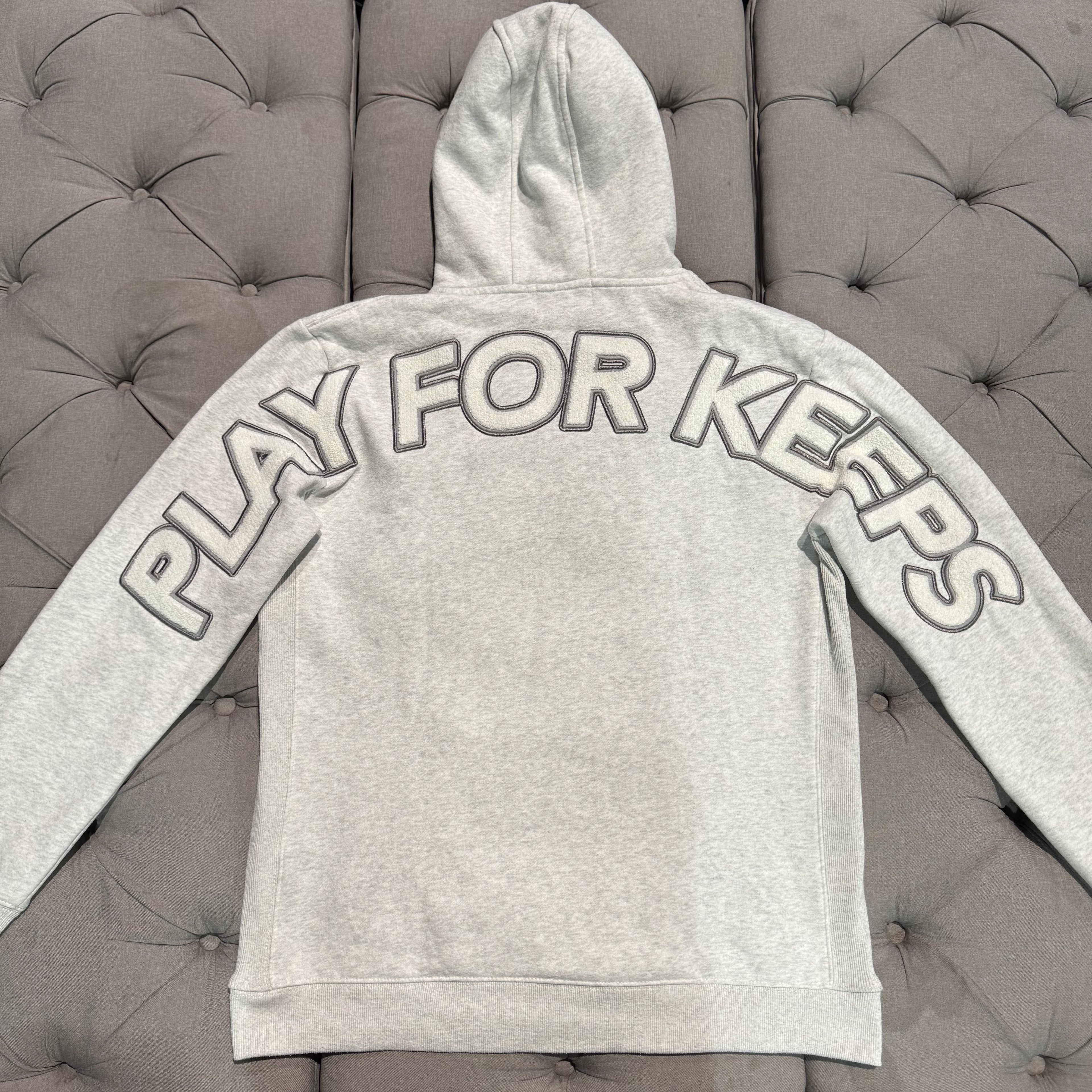 Geedup Play For Keeps Hoodie 'White Marle White' (Second hand)