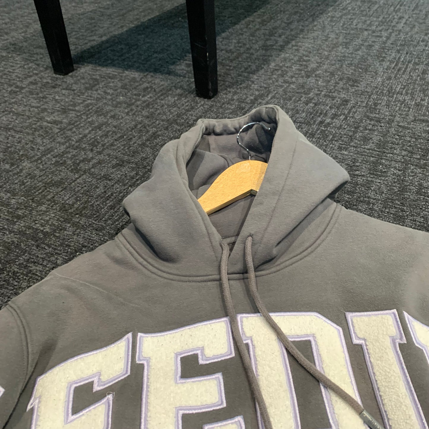 Geedup Team Logo Hoodie 'Asphalt Grey' (Second hand)