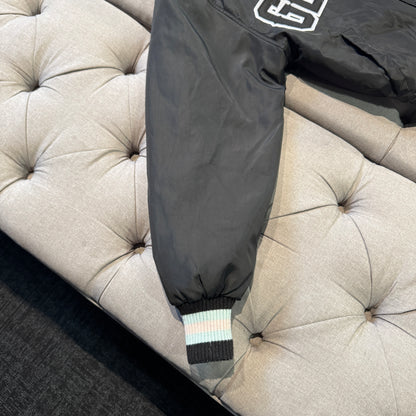 Geedup Company Varsity Jacket 'Black Baby Blue Pink' (Second hand)