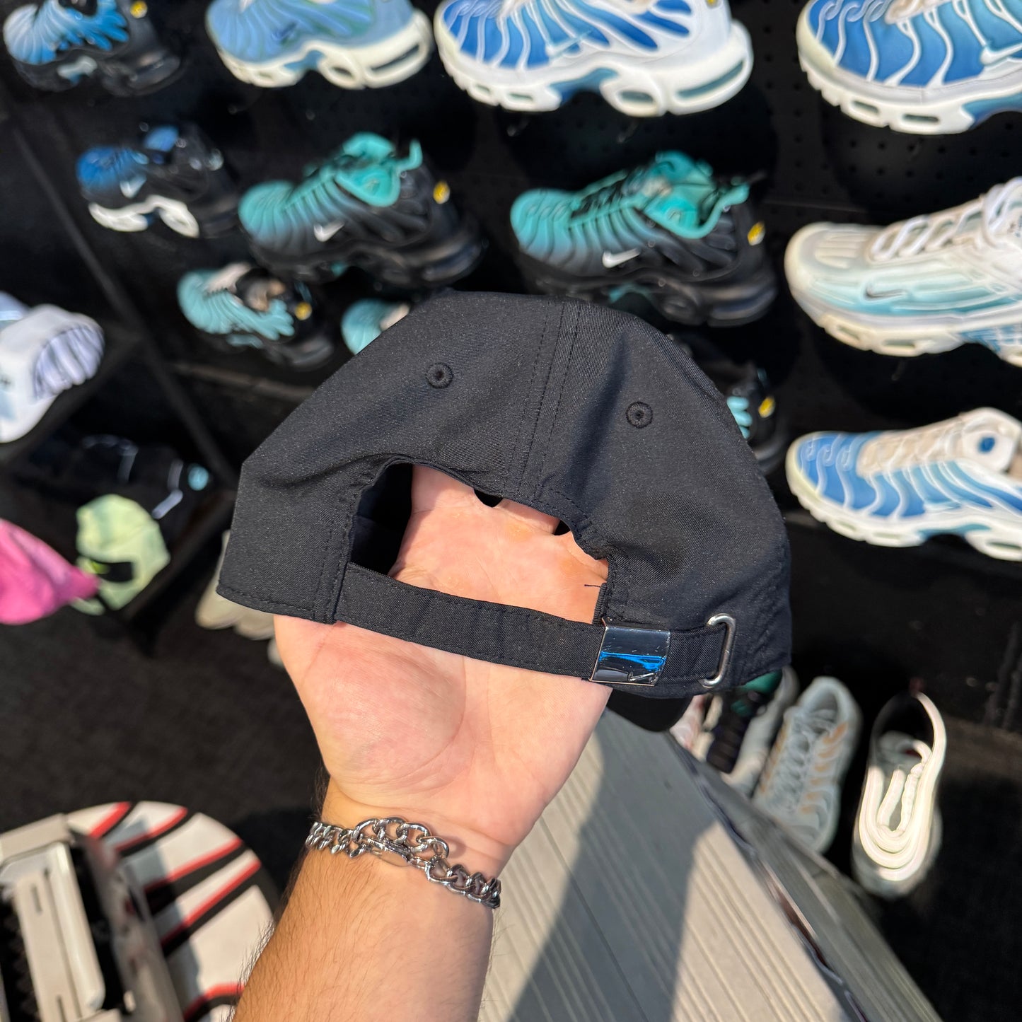 Nike Metal Swoosh Cap ‘Black' (Second Hand)