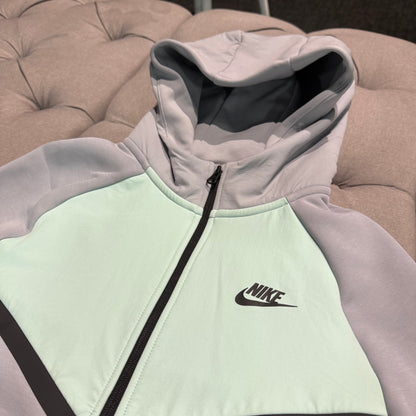 Nike Tech Fleece Jacket 'Grey Mint Green' (Second hand)