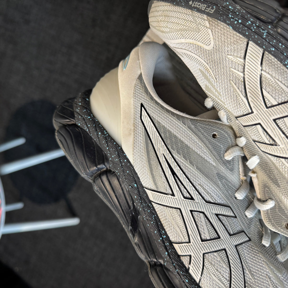 Asics Gel Quantum 360 8 Two Pack 'Black Grey Ice Blue' (Second hand)