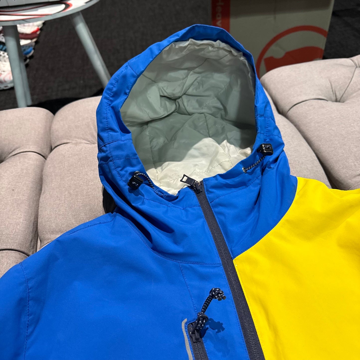 Nautica Sailing Jacket 'Blue Yellow' Panel (Second hand)