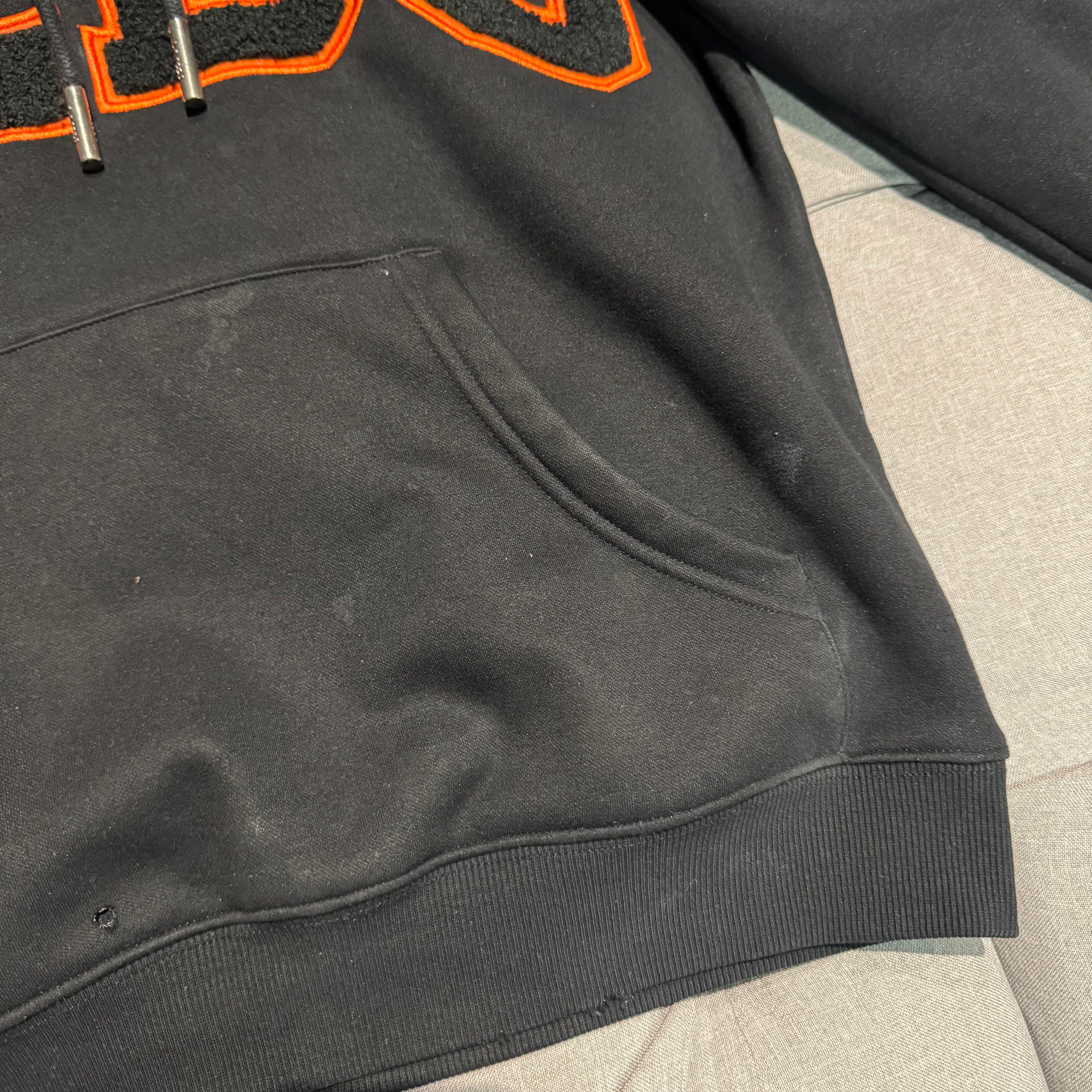 Geedup Team Logo Hoodie 'Black Orange'  (Second hand)