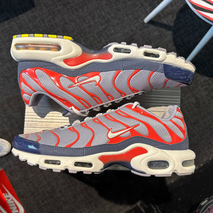 Nike Air Max Plus TN 'Cement Grey Red White' (Brand New)