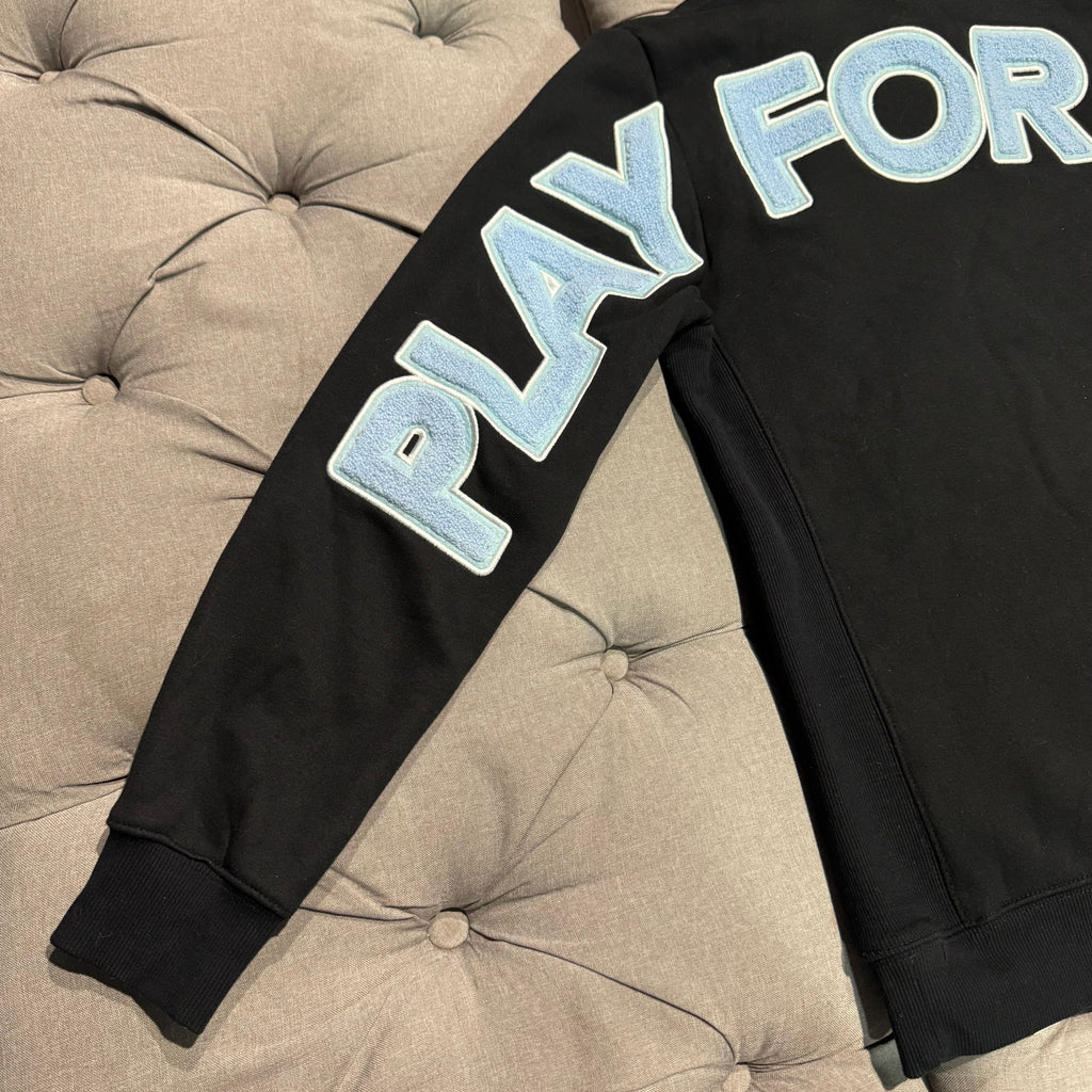 Geedup Play For Keeps Hoodie 'Black Baby Blue' (Second hand)