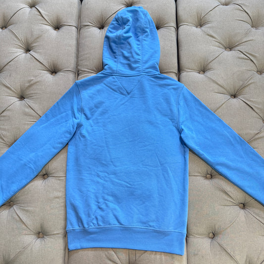 Tommy Hilfiger Embroided Linear Logo Hoodie 'Blue'